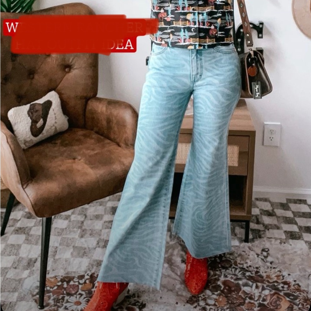 Wrangler printed jeans